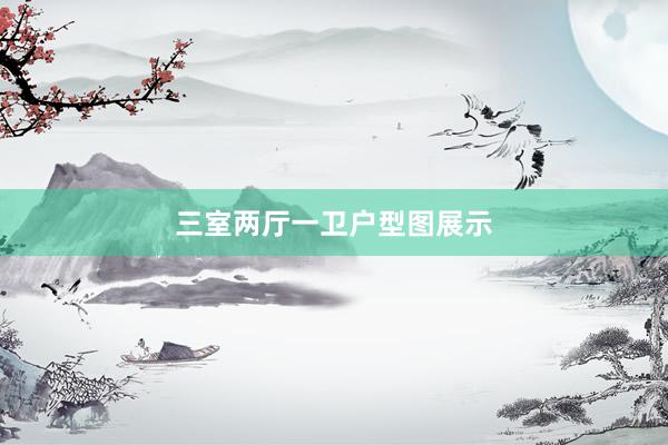 三室两厅一卫户型图展示